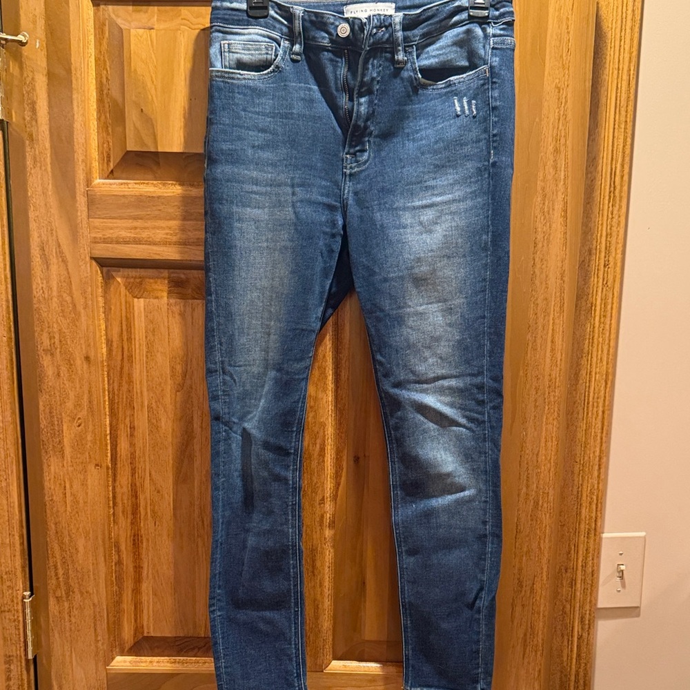 Flying Monkey Dark Blue Skinny Jeans
